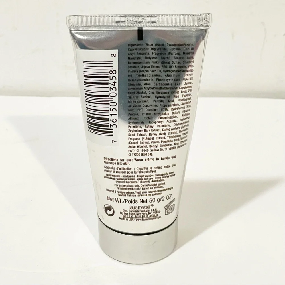 Laura Mercier Creme Brûlée Milk Hand Creme‎ 1oz Travel Size
